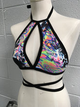 Load image into Gallery viewer, REQUIEM | Keyhole Halter Top, Women's Festival Top, Rave Top