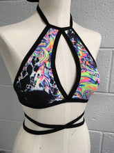 Load image into Gallery viewer, REQUIEM | Keyhole Halter Top, Women's Festival Top, Rave Top
