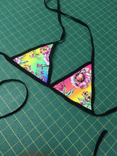 Load image into Gallery viewer, RAINBOW FLOWER | Triangle Top, Women's Festival Top, Rave Top