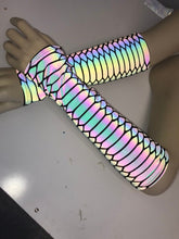 Load image into Gallery viewer, SLITHER | REFLECTIVE | Gloves, Festival Accessories, Rave Gloves