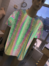 Load image into Gallery viewer, SLITHER | Reflective | Slim Fit Men's Rave T-shirt, Festival Shirt