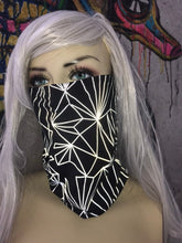 Load image into Gallery viewer, REFRACTION | REFLECTIVE | Dust Mask, Rave Mask, Festival Mask, Gaiter
