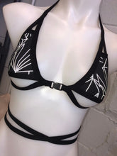Load image into Gallery viewer, REFRACTION | REFLECTIVE | Cage Top, Women's Festival Top, Rave Top