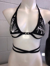 Load image into Gallery viewer, REFRACTION | REFLECTIVE | Cage Top, Women's Festival Top, Rave Top