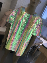 Load image into Gallery viewer, SLITHER | Reflective | Slim Fit Men's Rave T-shirt, Festival Shirt