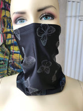 Load image into Gallery viewer, REFLECTIVE BUTTERFLY | Dust Mask, Rave Mask, Festival Mask, Gaiter