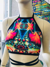 Load image into Gallery viewer, TRIPPY | Halter Top, Women's Festival Top, Rave Top