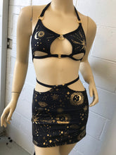 Load image into Gallery viewer, GOLD GODDESS VIBES | Nova Top, Women's Festival Top, Rave Top