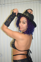 Load image into Gallery viewer, GOLD GODDESS VIBES | Triangle Corset Front Chain Top, Women's Festival Top, Rave Top