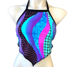 Load image into Gallery viewer, Y2K | Halter Top, Women's Festival Top, Rave Top