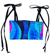 Load image into Gallery viewer, Y2K | Tie Tube Top, Women's Festival Top, Rave Top