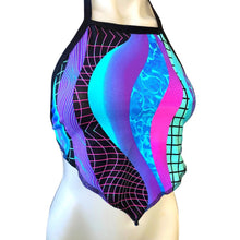 Load image into Gallery viewer, Y2K | Halter Top, Women's Festival Top, Rave Top