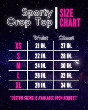 Load image into Gallery viewer, ALICE BLUE | Underboob Sporty Crop Top, Women's Festival Top, Rave Top