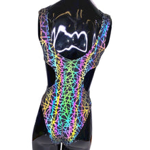 Load image into Gallery viewer, RAINBOW STATIC | Cut Out Bodysuit