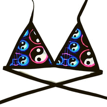 Load image into Gallery viewer, YIN YANG | Triangle Top, Women's Festival Top, Rave Top