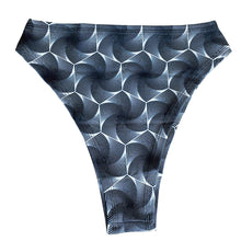 Load image into Gallery viewer, HEXX | High Waisted High Cut Bottoms, Festival Bottoms, Rave Bottoms, Black Rave Outfit