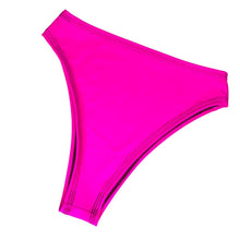 Load image into Gallery viewer, PINK BASIC B*TCH | High Waisted High Cut Bottoms, Festival Bottoms, Rave Bottoms, Pink Rave Outfit