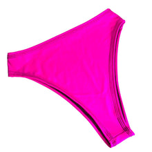 Load image into Gallery viewer, PINK BASIC B*TCH | High Waisted High Cut Bottoms, Festival Bottoms, Rave Bottoms, Pink Rave Outfit