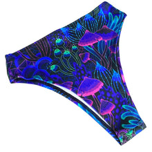 Load image into Gallery viewer, DAZED MUSHROOM | High Waisted High Cut Bottoms, Festival Bottoms, Rave Bottoms