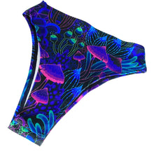 Load image into Gallery viewer, DAZED MUSHROOM | High Waisted High Cut Bottoms, Festival Bottoms, Rave Bottoms