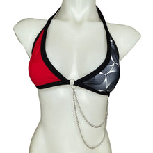 Load image into Gallery viewer, HEXX | Chain Triangle Top, Festival Top, Rave Top with Chains