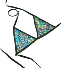 Load image into Gallery viewer, DISCO QUEEN | Triangle Top, Women's Festival Top, Rave Top