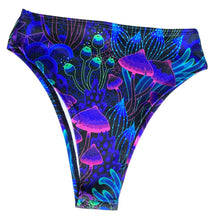 Load image into Gallery viewer, DAZED MUSHROOM | High Waisted High Cut Bottoms, Festival Bottoms, Rave Bottoms