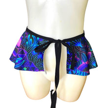 Load image into Gallery viewer, DAZED MUSHROOM | Ultra Mini Tie Skirt, Rave Skirt, Festival Bottom