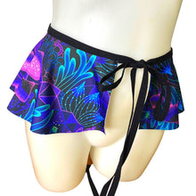 Load image into Gallery viewer, DAZED MUSHROOM | Ultra Mini Tie Skirt, Rave Skirt, Festival Bottom