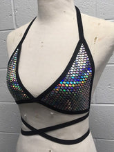 Load image into Gallery viewer, DISCO QUEEN | Triangle Top, Women's Festival Top, Rave Top