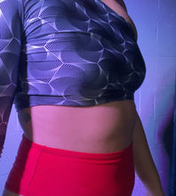 Load image into Gallery viewer, HEXX | One Shoulder Long Sleeve Top, Women's Festival Top, Rave Top