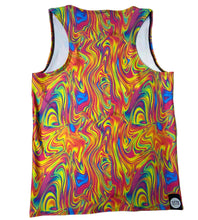 Load image into Gallery viewer, ALL THE GLOW | Slim Fit Men's Rave Tank Top, Festival Shirt