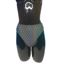 Load image into Gallery viewer, SACRED GEO | REFLECTIVE | High Waisted High Cut Bottoms