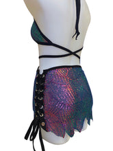 Load image into Gallery viewer, DELPHINA | Keyhole Halter Top, Festival Top, Rave Top