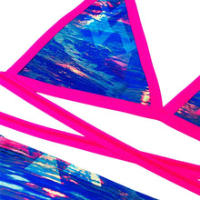 Load image into Gallery viewer, MARINA | Limited Edition | Triangle Top + High Waisted High Cut Bottoms, Women's Festival Outfit, Rave Set