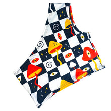 Load image into Gallery viewer, MIDNIGHT TRIP | One Shoulder Top, Women's Festival Top, Rave Top