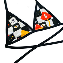 Load image into Gallery viewer, MIDNIGHT TRIP | Triangle Top, Women's Festival Top, Rave Top