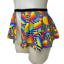 Load image into Gallery viewer, RETRO RAVE | Ultra Mini Buckle Skirt, Rave Skirt, Festival Bottom