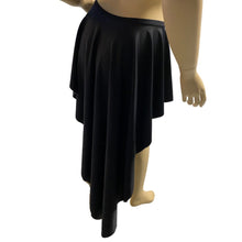 Load image into Gallery viewer, BLACK | High Low Buckle Skirt, Rave Skirt, Festival Bottom