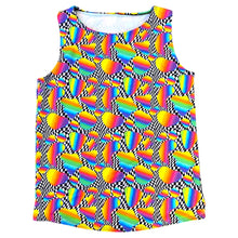 Load image into Gallery viewer, RETRO RAVE | Slim Fit Men's Rave Tank Top, Festival Shirt