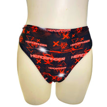 Load image into Gallery viewer, HEADBANGER | High Waisted High Cut Bottoms, Festival Bottoms, Rave Bottoms, Black Rave Outfit