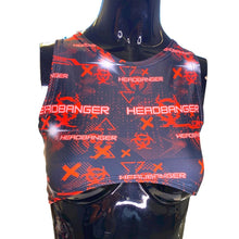 Load image into Gallery viewer, HEADBANGER | Underboob Sporty Crop Top, Women's Festival Top, Rave Top
