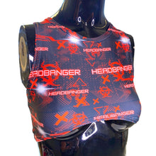 Load image into Gallery viewer, HEADBANGER | Underboob Sporty Crop Top, Women's Festival Top, Rave Top