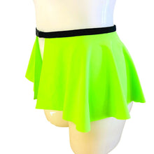 Load image into Gallery viewer, NEON GREEN | Ultra Mini Buckle Skirt, Rave Skirt, Festival Bottom