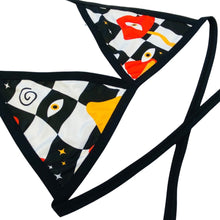 Load image into Gallery viewer, MIDNIGHT TRIP | Triangle Top, Women's Festival Top, Rave Top