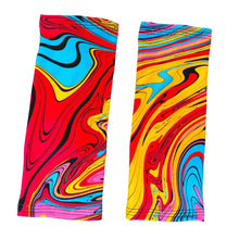 Load image into Gallery viewer, MIDNIGHT SWIRL | Gloves, Festival Accessories, Rave Gloves