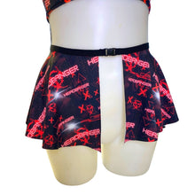 Load image into Gallery viewer, HEADBANGER | Ultra Mini Buckle Skirt, Rave Skirt, Festival Bottom