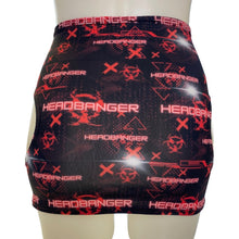 Load image into Gallery viewer, HEADBANGER | Cut-Out Bodycon Mini Skirt, Rave Skirt, Festival Bottom