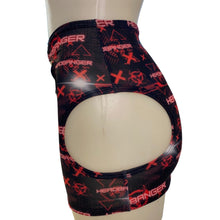 Load image into Gallery viewer, HEADBANGER | Cut-Out Bodycon Mini Skirt, Rave Skirt, Festival Bottom