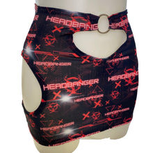 Load image into Gallery viewer, HEADBANGER | Cut-Out Bodycon Mini Skirt, Rave Skirt, Festival Bottom
